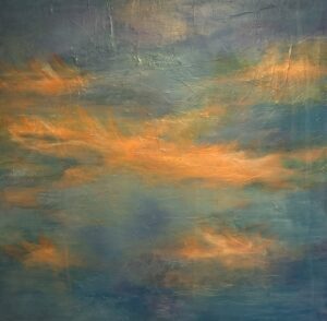 24x24 mixed media on canvas abstract